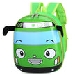 Cartoon Cute Car School Bag – Kids EVA Backpack | Green, Red, Blue & Yellow