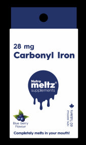 NUTRAMELTZ - Carbonyl Iron - 28mg (60tab)