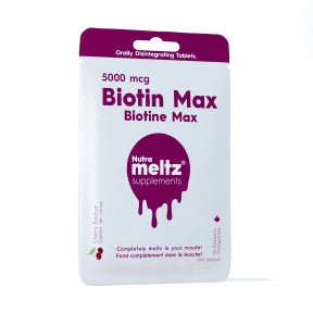 NUTRAMELTZ - Biotin Max - 5000mcg (15tab)