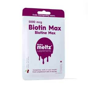NUTRAMELTZ - Biotin Max - 5000mcg (15tab)