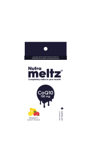 NUTRAMELTZ - CoQ10 - 100mg (60tab)