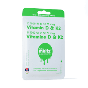 NUTRAMELTZ - Vitamin D + K2 (15tab)
