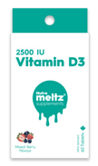 NUTRAMELTZ - Vitamin D3 2500 IU (60tab)
