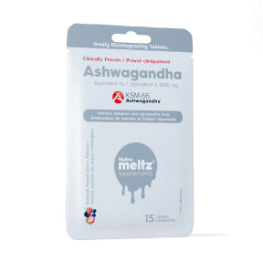 NUTRAMELTZ - KSM-66 Ashwagandha 250mg (15tab)