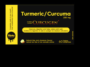 NUTRAMELTZ - Curcugen Turmeric - 250mg (60tab)