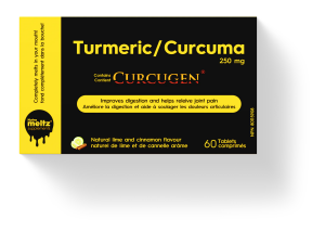 NUTRAMELTZ - Curcugen Turmeric - 250mg (60tab)