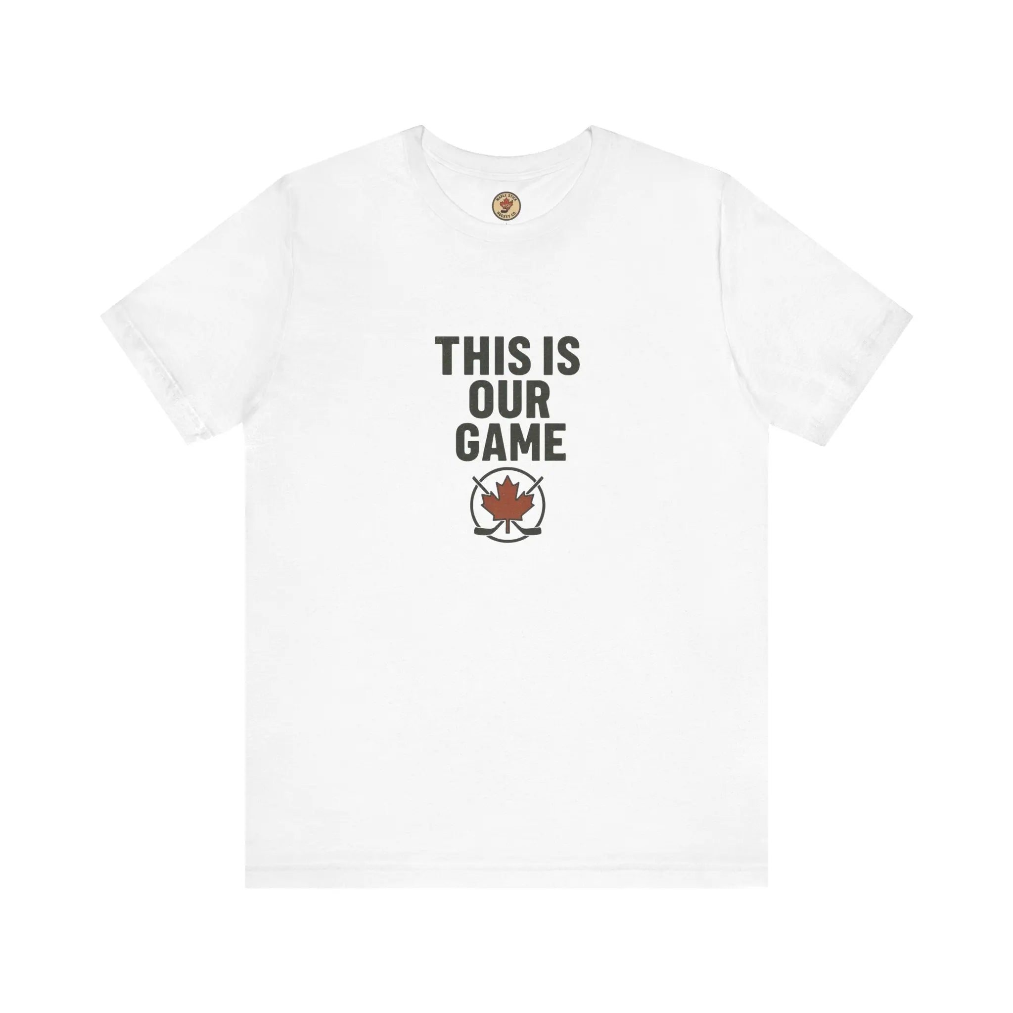 Canada Maple Leaf Hockey T-Shirt – This Is Our Game Tee