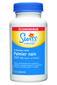 Swiss Natural - Saw Palmetto TR 1000mg VALUE SIZE (120caps)