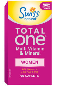 Swiss Natural - Total One Women Multi Caplet (90caps)