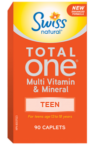 Swiss Natural - Total One Teen Multi (90caps)
