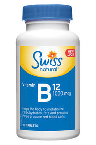 Swiss Natural - Vitamin B12 1000mcg (90tab)