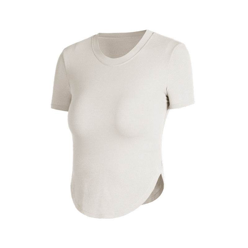 Nude feel Short-sleeved Workout Top Running gym top women