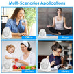 6.5in Desk Fan USB Powered 2 Speeds Table Cooling Fan Tilt Quiet Desktop Fan For Bedroom Office
