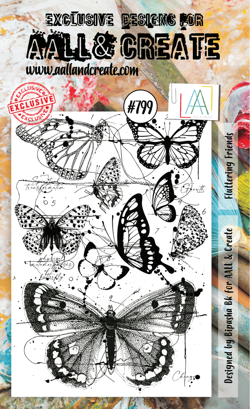 AALL and Create Stamp Set - 799 - Fluttering Friends