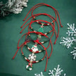 5pcs New Christmas Polymer Clay Handmade Beaded Bracelet set
