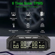 Auto Solar External Tire Pressure Monitor 6 Tire RV Trucks Car Vehicle