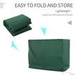 600D Oxford 3-Seater Patio Swing Cover Outdoor Swing Chair Cover Rain Protection Waterproof Anti-UV, Dark Green