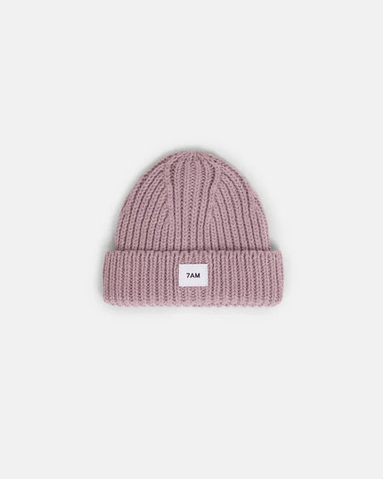 Chunky Beanie | Ash Rose | 7am
