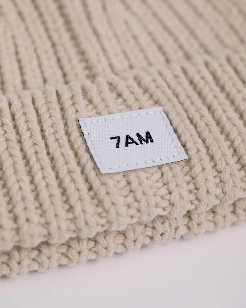 Chunky Beanie | Sand | 7am