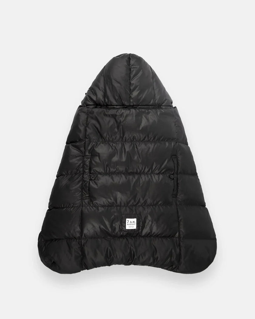 K-Poncho - Plush | 7am Enfant |  Heavy Weight Black