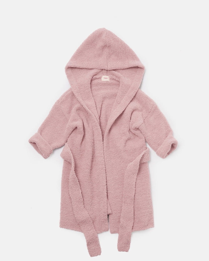 Fuzzy Robe | Ash Rose | 7AM