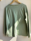 Vintage Sage Henley Long Sleeve Shirt