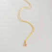 Aurelia Pink Flower Necklace