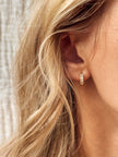 The Gracie CZ Huggie Earrings
