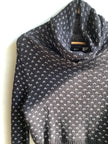 BDG Black & White patterned crop Turtleneck Sweater