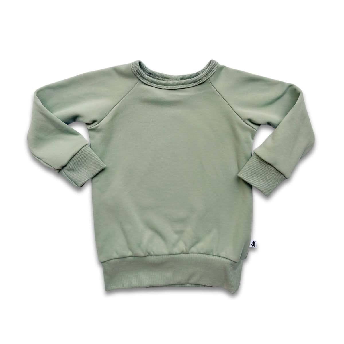 Baby/Kids' Bamboo Fleece Raglan Pullover | Cranberry