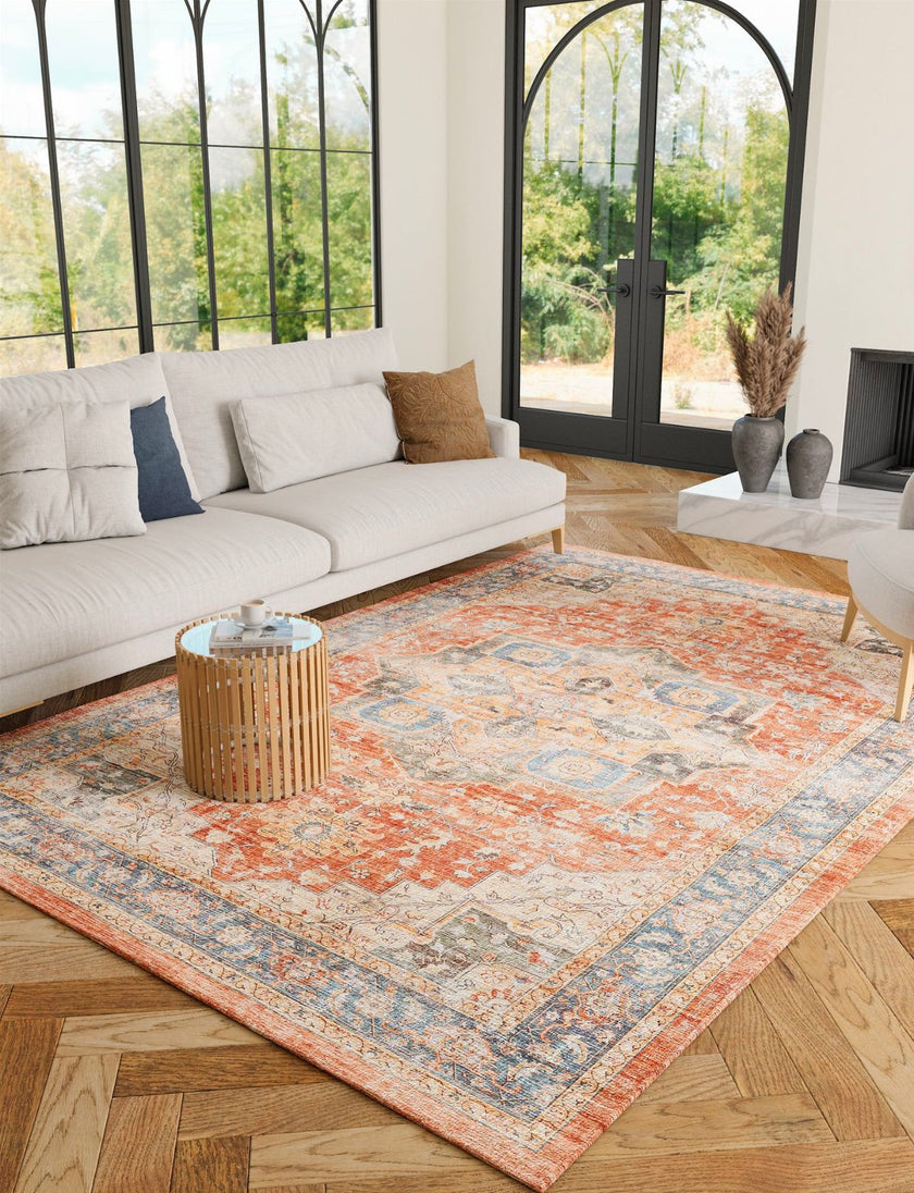 Rivka Terracota Ocean Rug