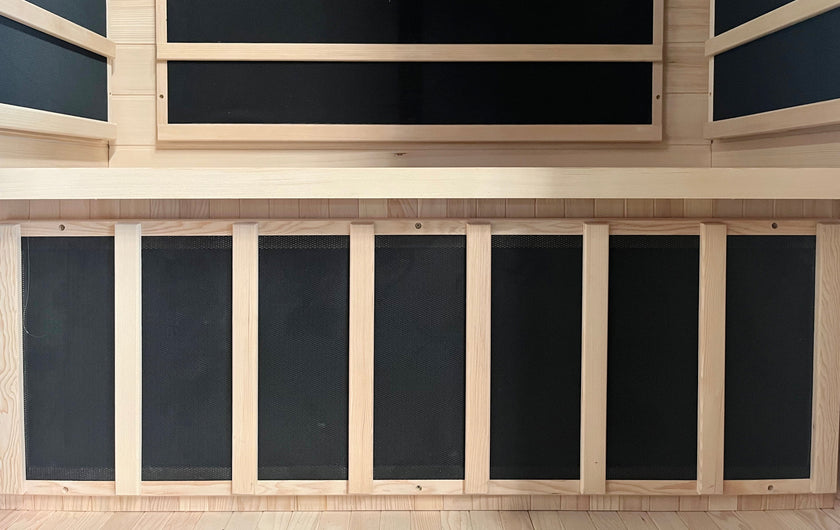 Blisspod, Vienna, Far Infrared Sauna Canadian Hemlock Very Low EMF Sauna, 4 Heaters – 2 Persons