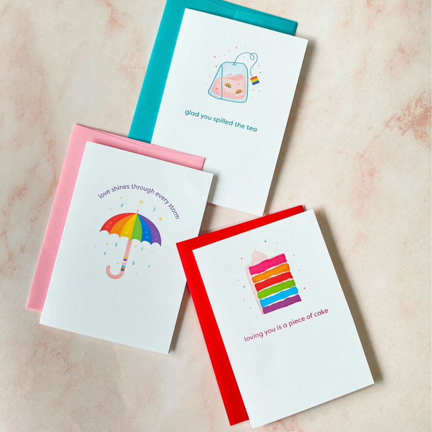Love Shines | Pride Mini Greeting Card