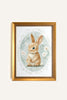 PETIT LAPIN DORÉ, CADRE VINTAGE OR