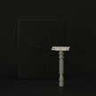 Rockwell T2 Adjustable Twist-To-Open Stainless Steel DE Safety Razor - Matte Silver