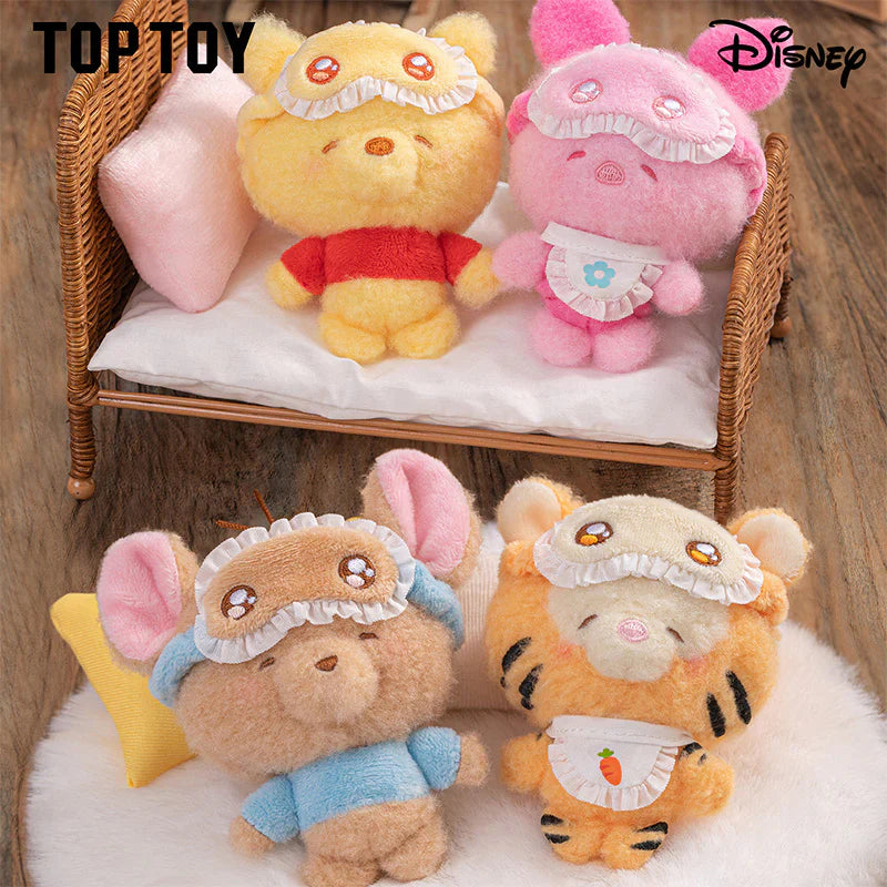 Disney Squinting Sleepwear Series Plush Pendant Blind Boxes (1 Random Box)