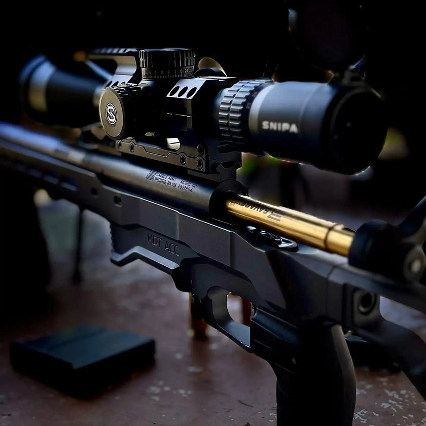 SNIPA™ ROCKIES X 5-25×56 FFP Rifle Scope – Illuminated Reticle, 34mm Tube, Zero Stop, IPX7, | Side Focus Wheel, Tactical Mount & Sunshade Tube Included
