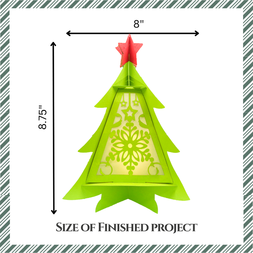 CrafTreat DIY Paper Lanterns - Christmas Tree