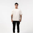 WOLFMODE_77 OVERSIZED TEE — BONE DUST