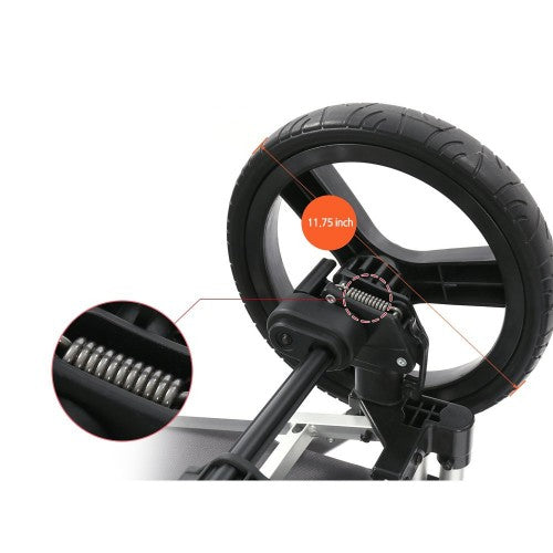 Poussette pliante de luxe Bebepram S7 Deluxe