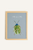 Coccinelle Douillette, Toile rigide encadrée