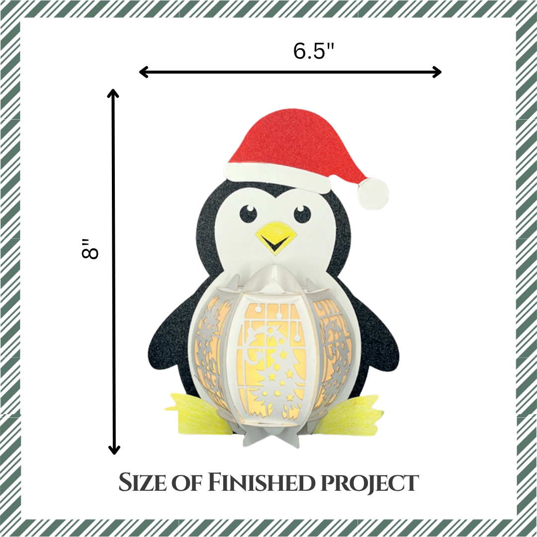CrafTreat DIY Paper Lanterns - Penguin