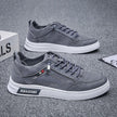 Men's Canvas Sneakers Cross-Strap Street Style Casual Shoes