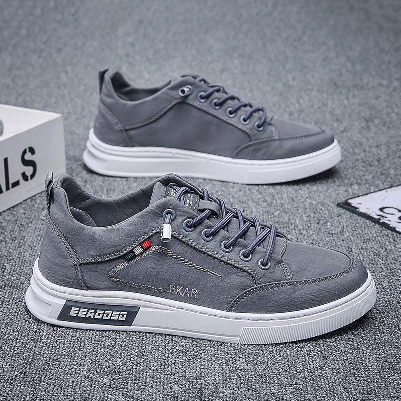 Men's Canvas Sneakers Cross-Strap Street Style Casual Shoes