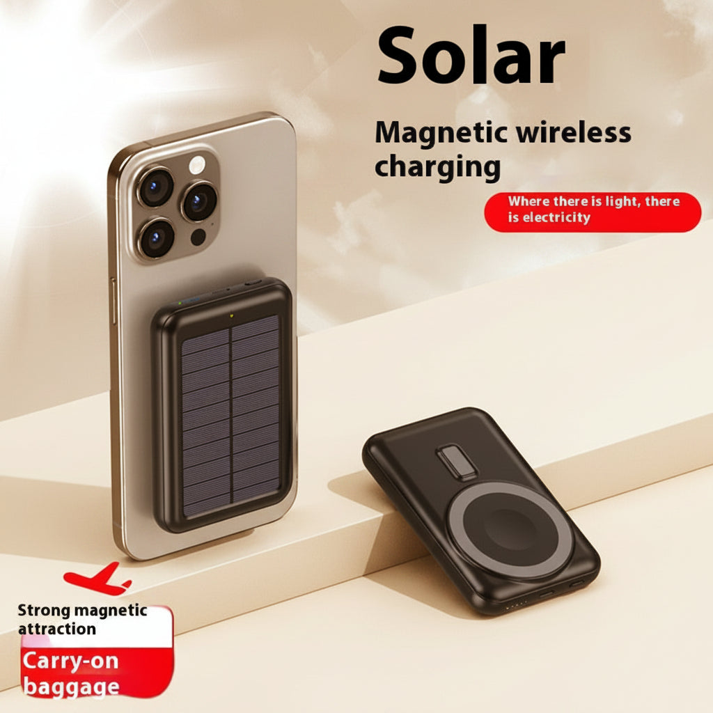 MagSafe Magnetic Wireless Fast Charge Power Bank 10000mAh – Black & Gray