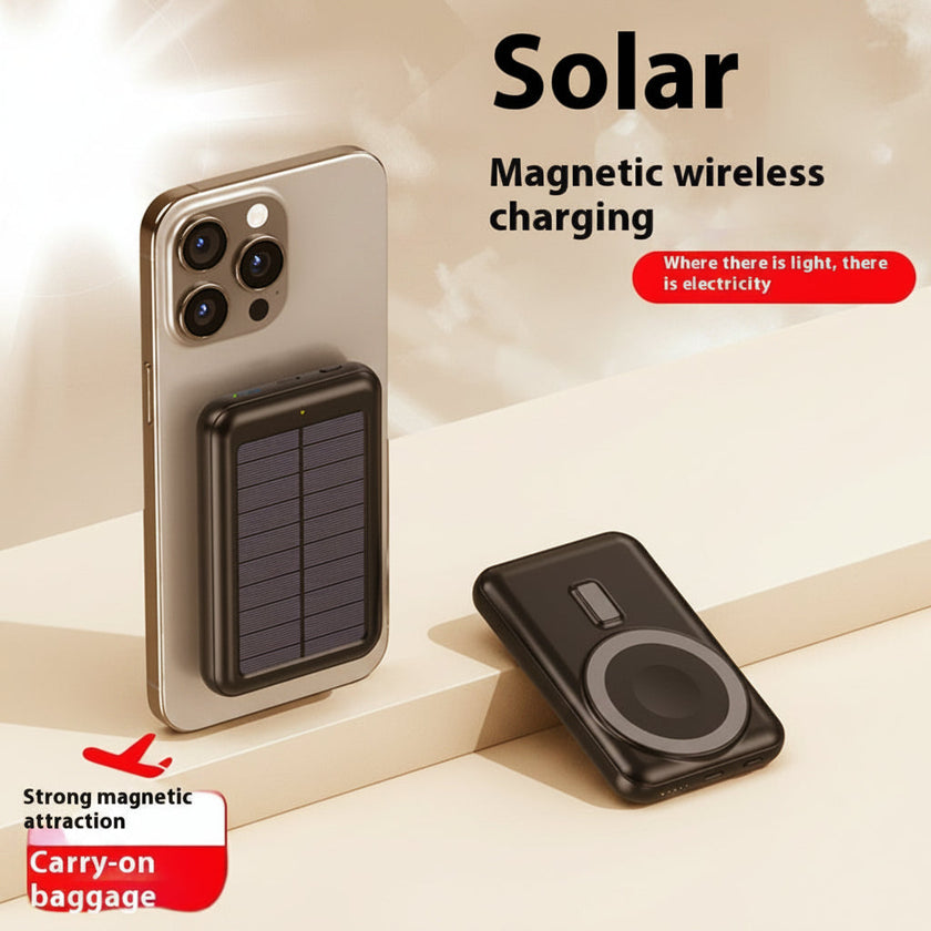 MagSafe Magnetic Wireless Fast Charge Power Bank 10000mAh – Black & Gray
