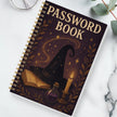 Witchy Password Book – A5 Spiral Notebook with Mystical Cover (Multicolour)