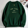 Loose Casual Loose Round Neck Pullover Sweatshirt Unisex