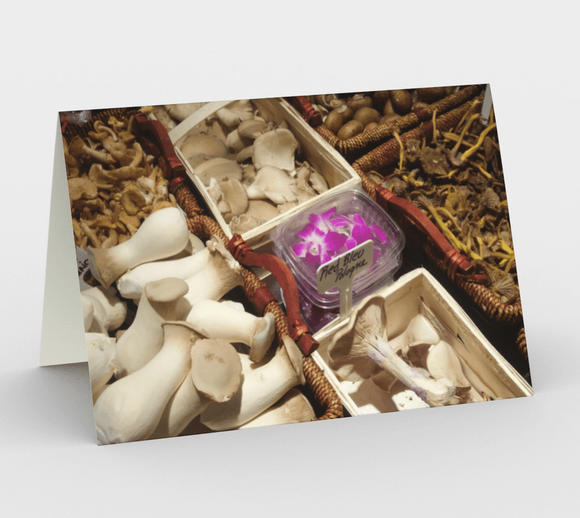 Set of 3 Blank Greeting Cards | 5 x 7 | Funghi