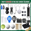 Golf Advent Calendar 24-Piece Gift Set – Golf Balls, Tees & Accessories